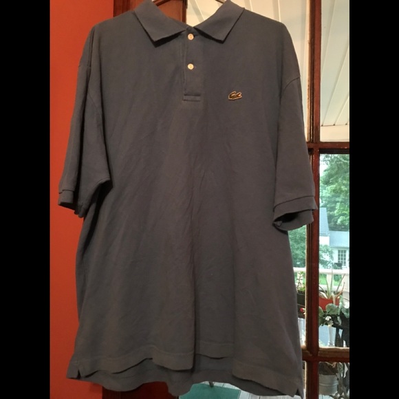 2XL Blue Collared Lacoste Shirt 7/10 Condition - Picture 1 of 1